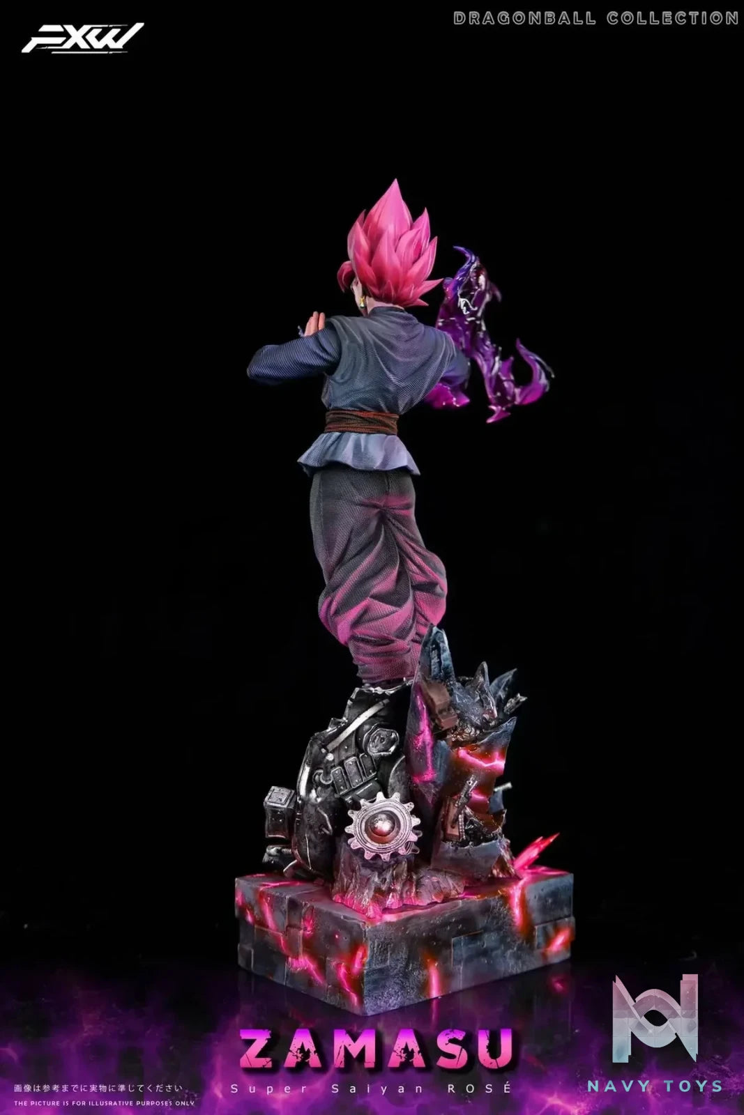 FXW Studio - Super Saiyan Rose Dragon Ball resin statue Navy Toys anime figure