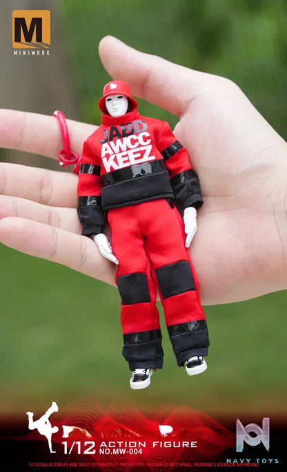 MINIWORK Studio – 1/12 Masked Dancer Action Figure NO.MW-004 JABBAWOCKEEZ