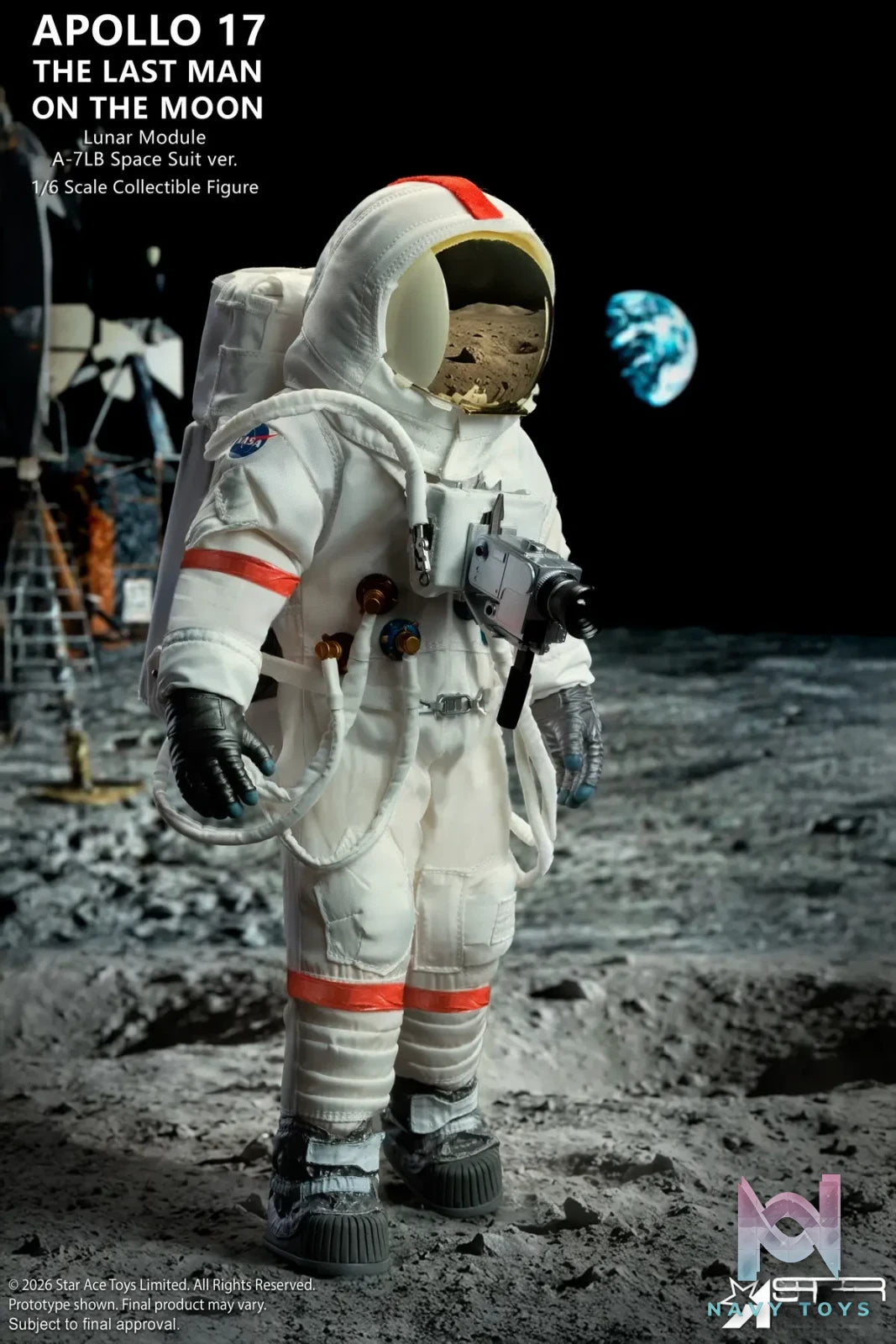 Star Ace Toys – Apollo17 The Last Man on the Moon 1/6 Action Figure SA0160 (Licensed)