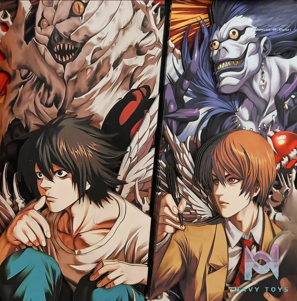 KALA HOME Studio – Death Note Multiple Characters 3Decorative Painting Death Note