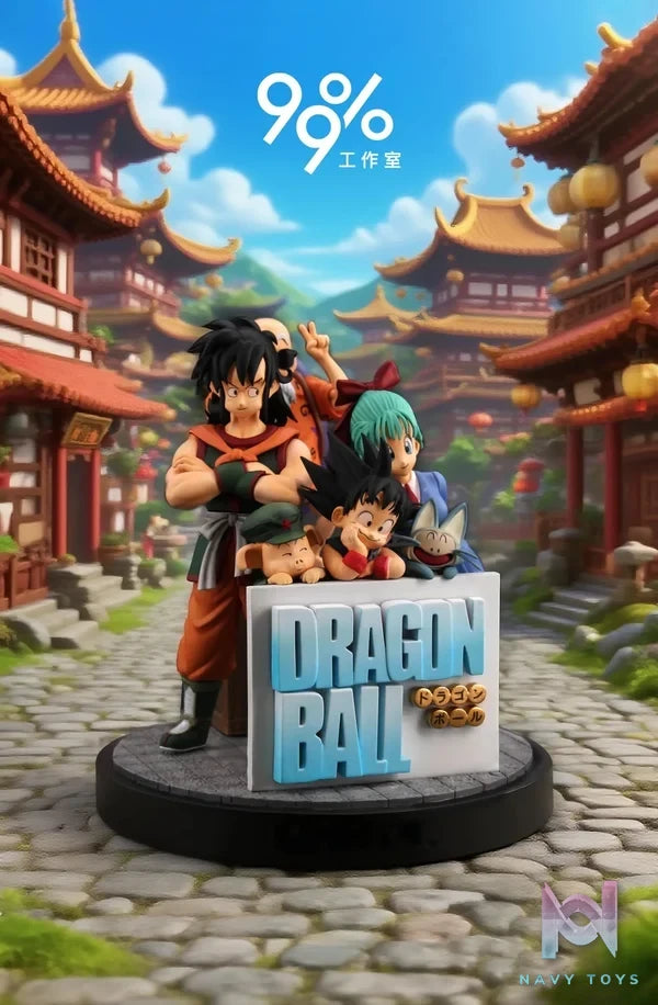 99% Studio - Dragon Ball Cover Page Family Portrait resin statue Navy Toys anime figure