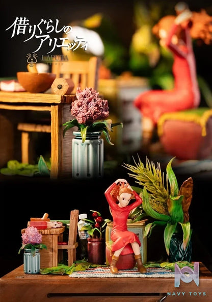 LAPUTA Studio - The Secret World of Arrietty resin statue Navy Toys anime figure