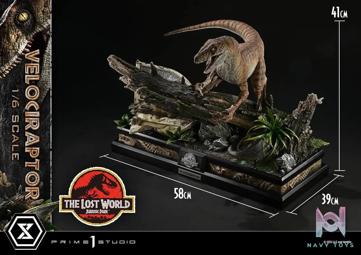 Velociraptor resin statue prime 1 studio anime figure