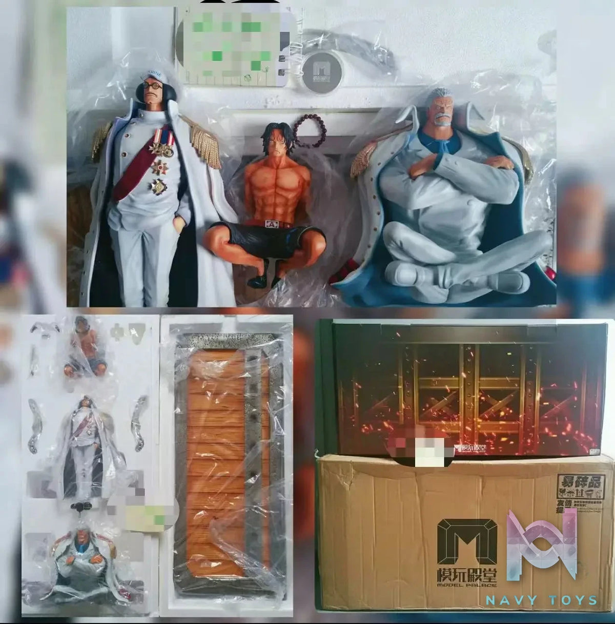Model palace Studio – One Piece Ace execution platform set