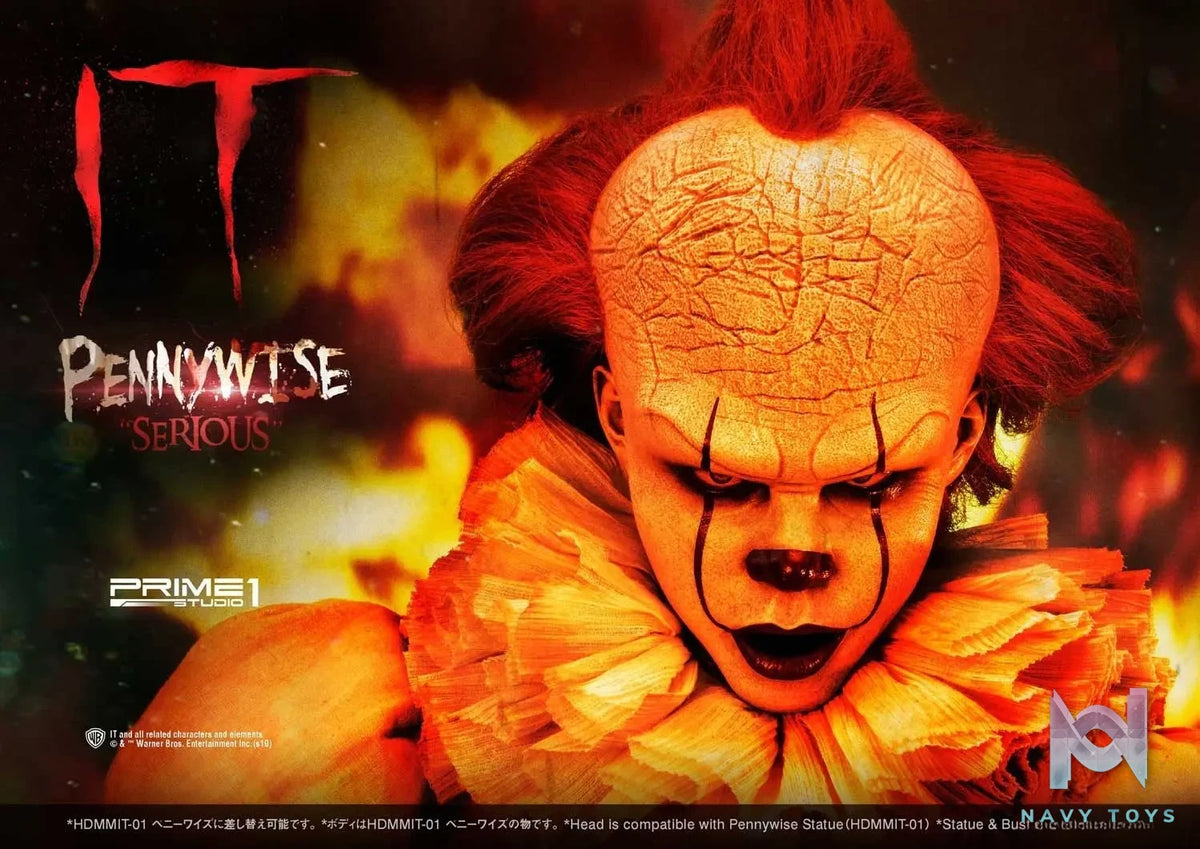 Prime 1 Studio – High Definition Bust IT (Film) Pennywise Head HDBIT-01 HDBIT-02 HDBIT-03 HDBIT-ALL (Licensed)