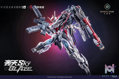 Nuclear Gold Reconstruction X Infinite rank – Crystal Envoy Unit 3 Mecha Sky Blaze 1/72 plastic model kits (Licensed)