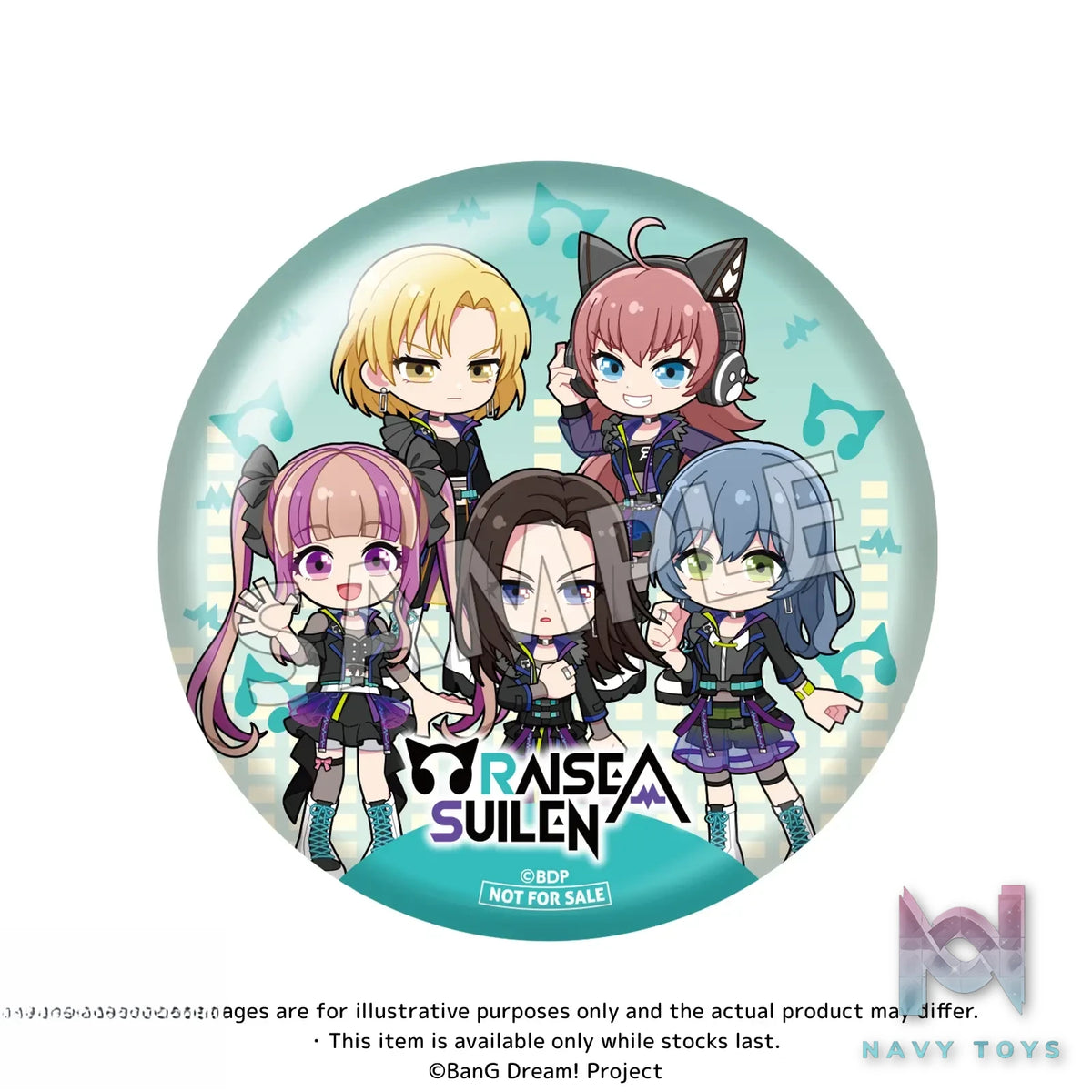 Bushiroad Creative – PalVerse BanG Dream! Happy World RAISE A SUILEN Figure (Licensed)