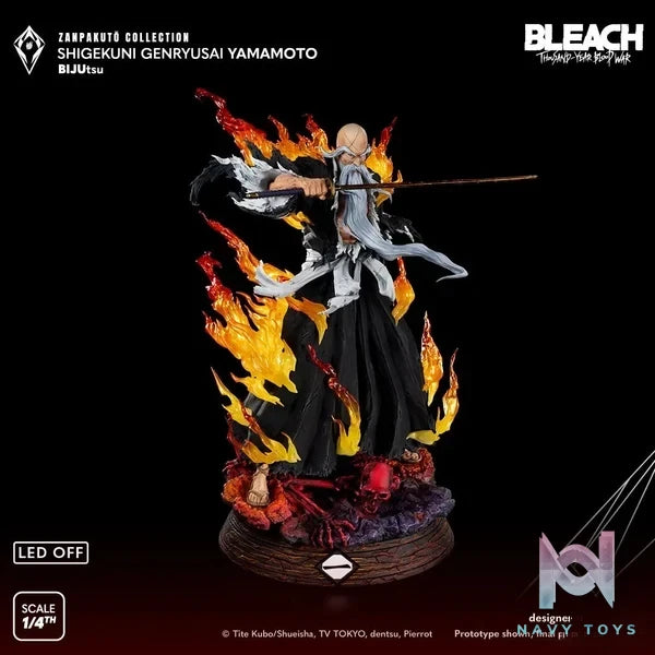TSUME Studio - BLEACH Zanpakuto Collection Genryusai Shigekuni Yamamoto (Licensed) resin statue Navy Toys anime figure