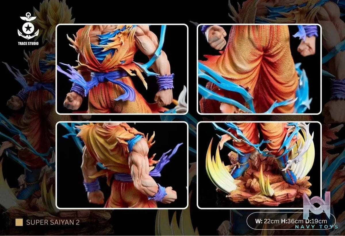 Goku Super Saiyan 2 - Dragon Ball - TRACE Studio resin statue TRACE Studio anime figure