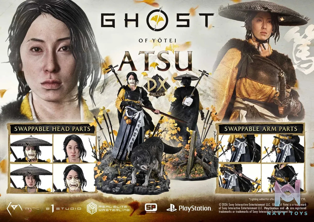 Prime 1 Studio – Real Elite Masterline Ghost of Yotei Atsu 1/4 Statue REMGHOY-01 REMGHOY-01DX REMGHOY-01DXS (Licensed)