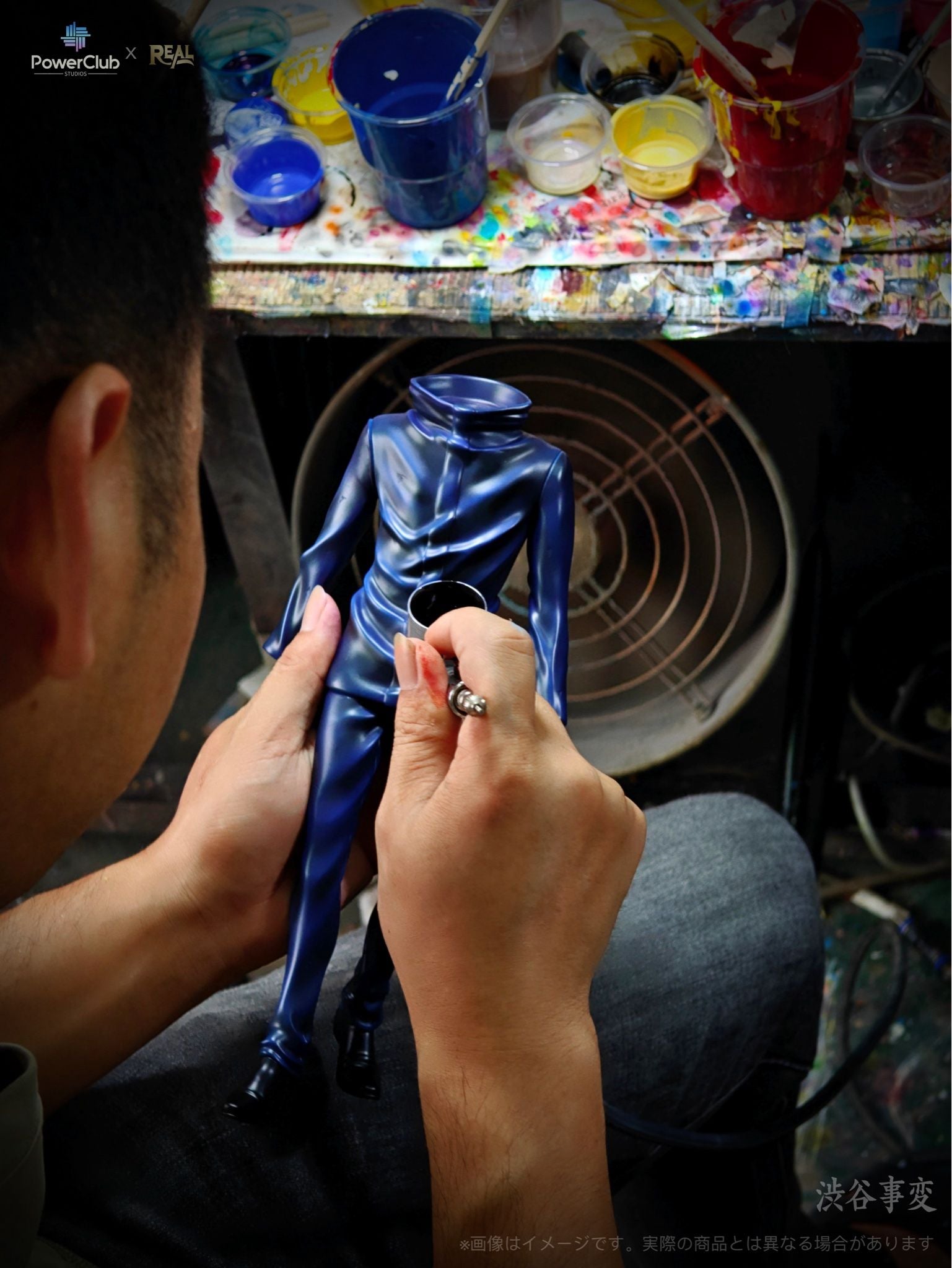 Gojo Satoru - Jujutsu Kaisen - Real Creation Studio x PowerClub Studio resin statue Real Creation Studio x PowerClub Studio anime figure