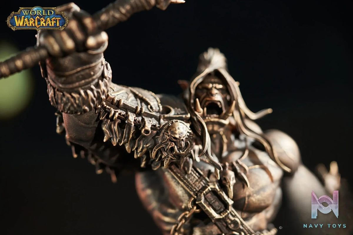 BLIZZARD ENTERTAINMENT – World of Warcraft Grommash Hellscream Bronze Edition Statue BLZ006 (Licensed)