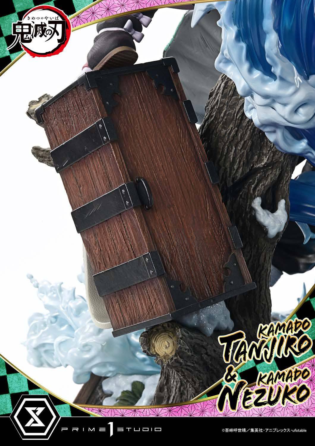 Kamado Tanjiro & Kamado Nezuko resin statue prime 1 studio anime figure