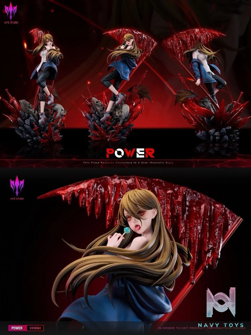 Power - Chainsaw Man - Lync Studio resin statue Lync Studio anime figure