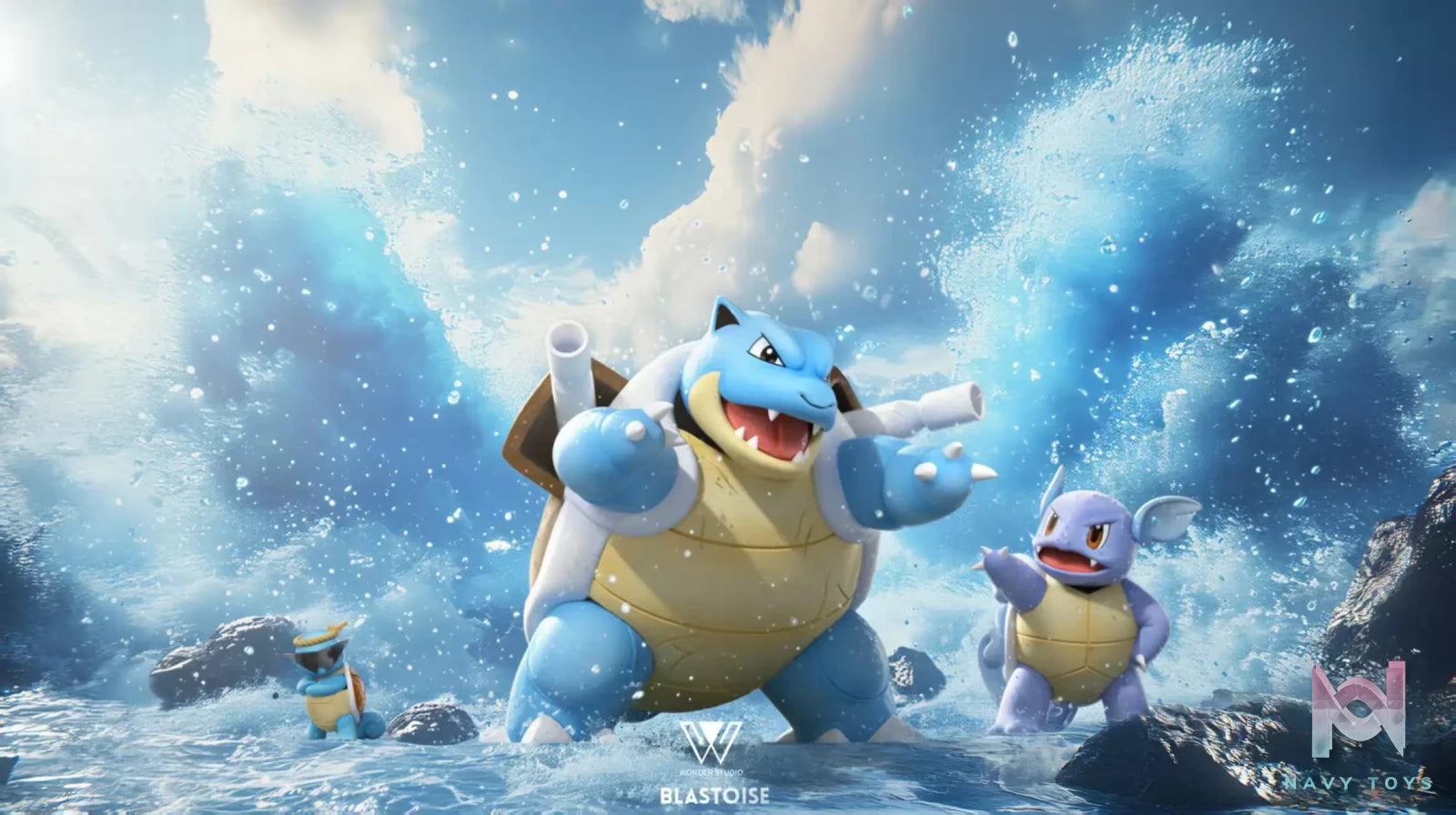 Wonder Studio – Blastoise Evolutionary Set Pokémon
