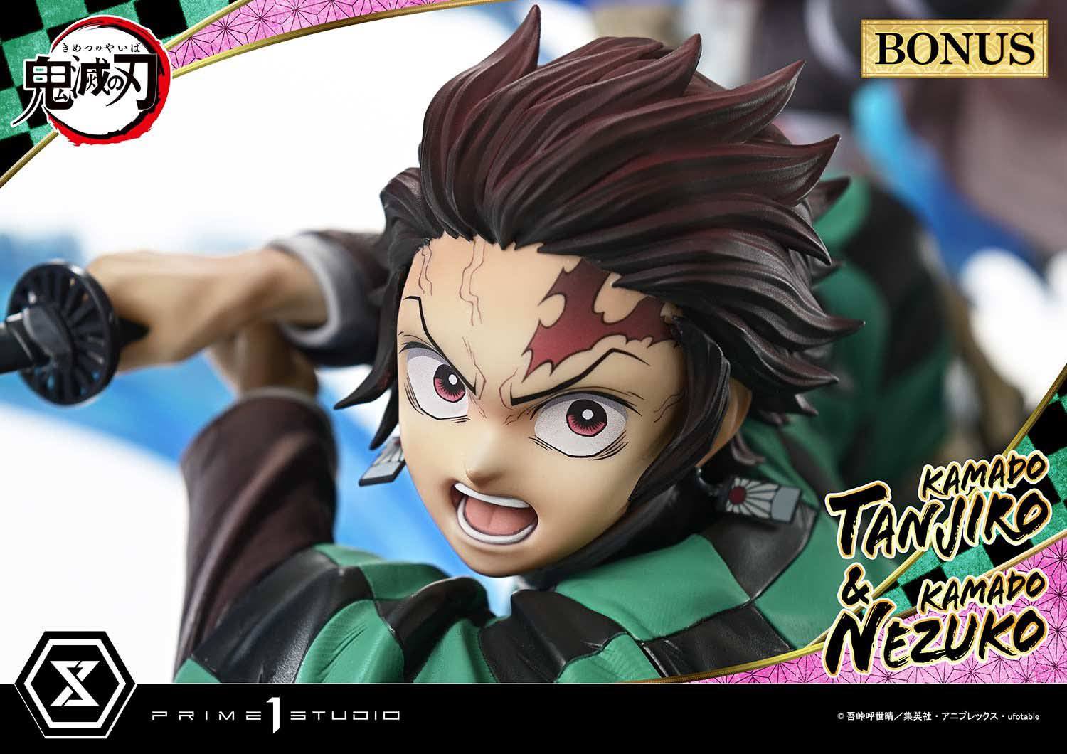 Kamado Tanjiro & Kamado Nezuko resin statue prime 1 studio anime figure