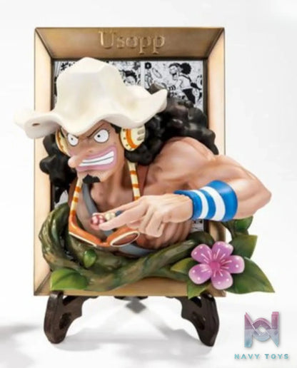 Gravity Studio – One Piece Zoro Nami Usopp 3D Photo Frame