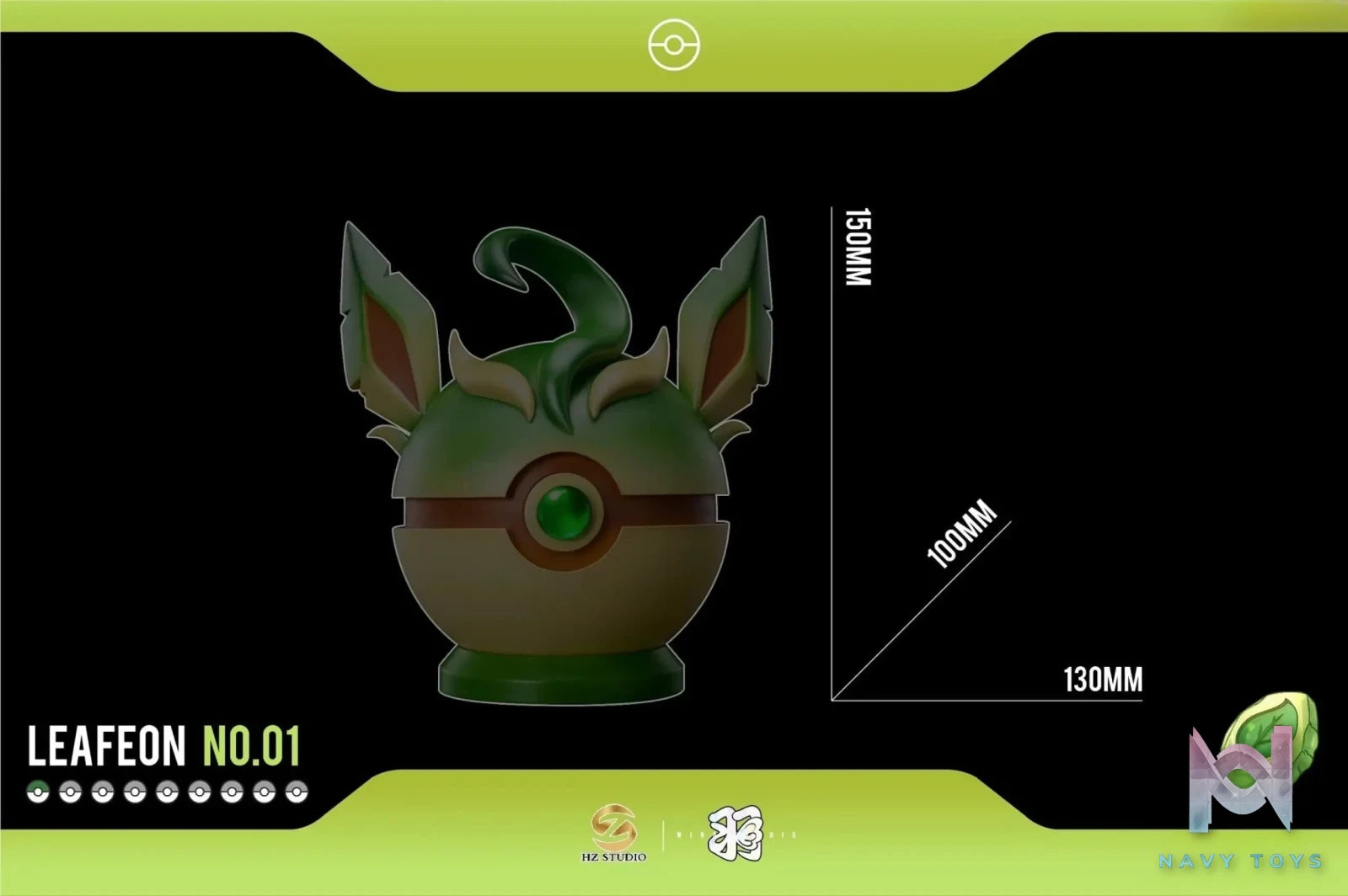 HZ Studio – Pokémon Leafeon Pokeball