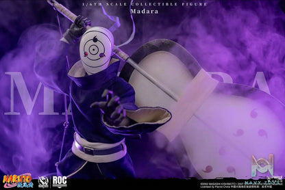 ROCKETTOYS Studio – Naruto Shippuden Madara Uchiha (White Mask Ver.) 1/6 Scale Action Figure ROC-021 (Licensed)