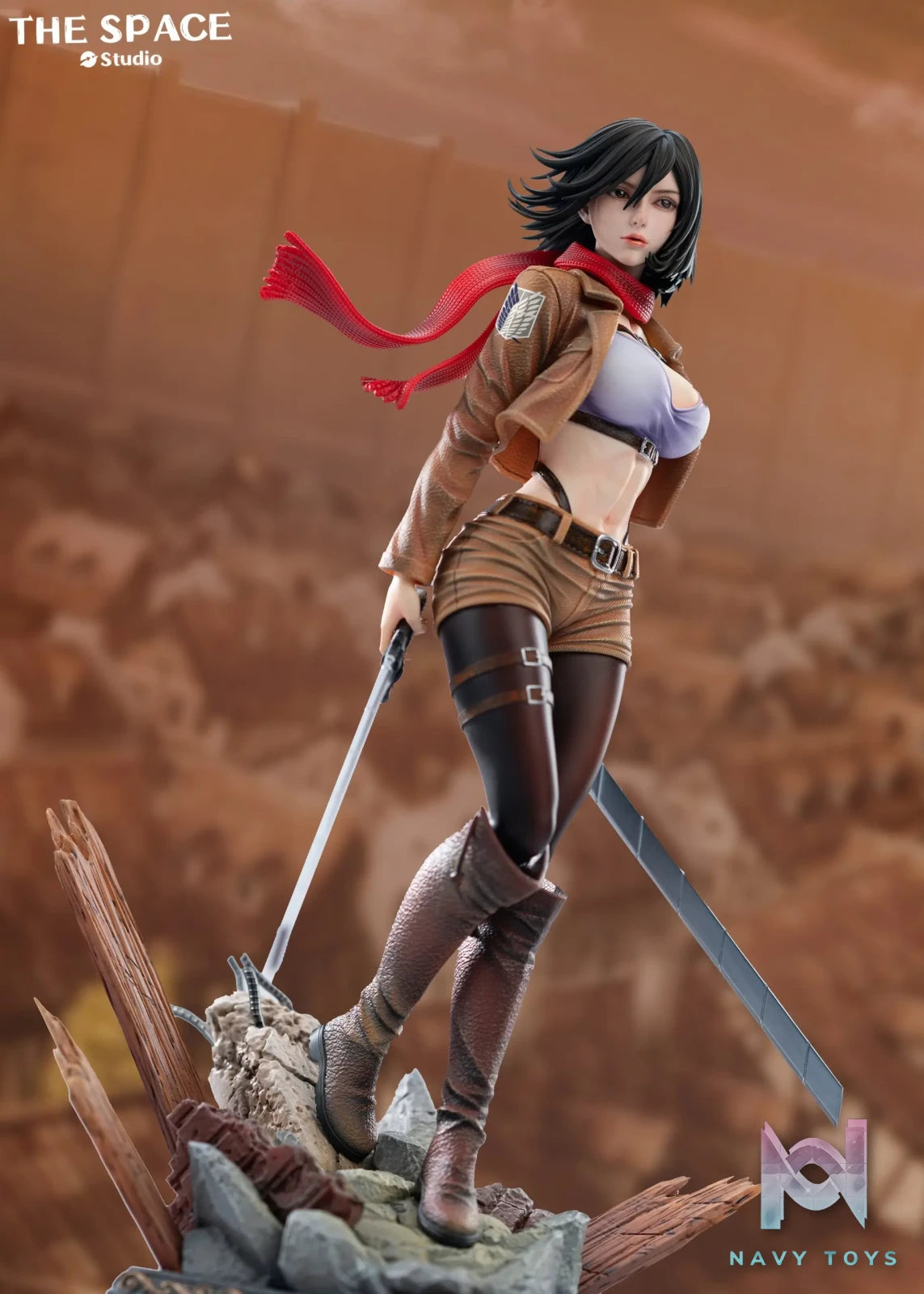 The Space Studio – Mikasa Ackerman Attack on Titan