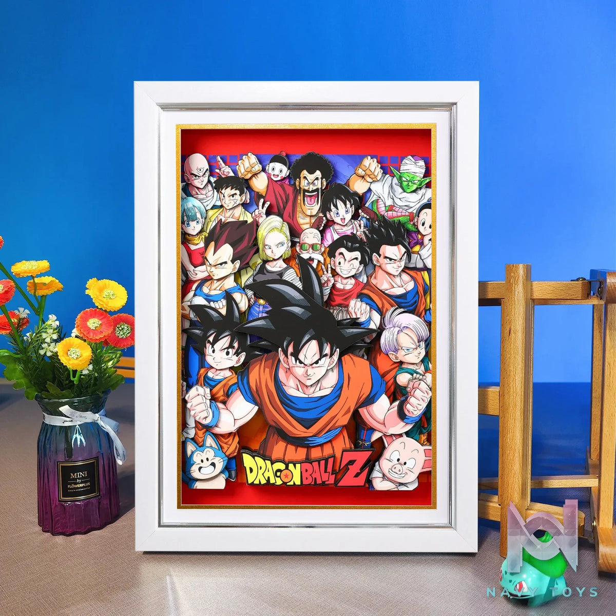 Yu Zhi Jiang Studio – Dragon Ball Multiple Characters Series #9 3D Decorative Painting Dragon Ball