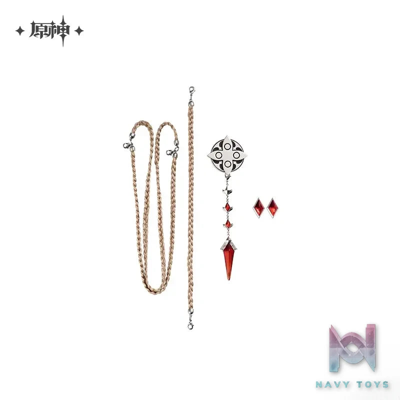 miHoyo – Genshin Impact Frost and Flame series Brooch Set Accessories (Licensed)