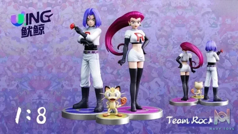 Uing Studio – Pokémon Team Rocket trio & Irida