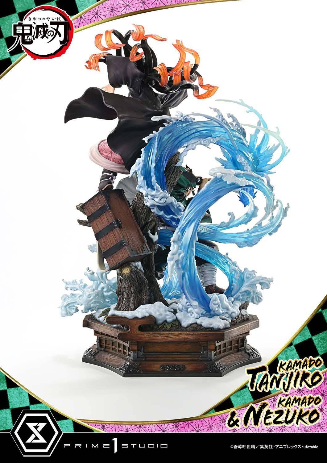 Kamado Tanjiro & Kamado Nezuko resin statue prime 1 studio anime figure