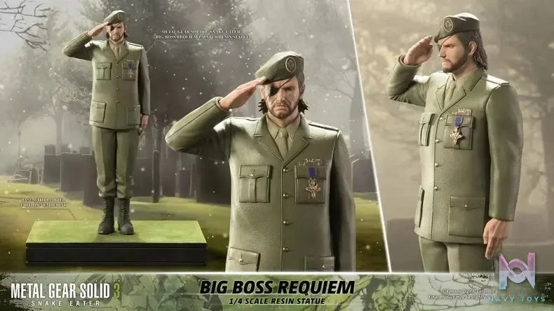 First 4 figures Studio – Metal Gear Solid 3: Snake Eater – Big Boss Requiem MGSBBRST (Licensed)