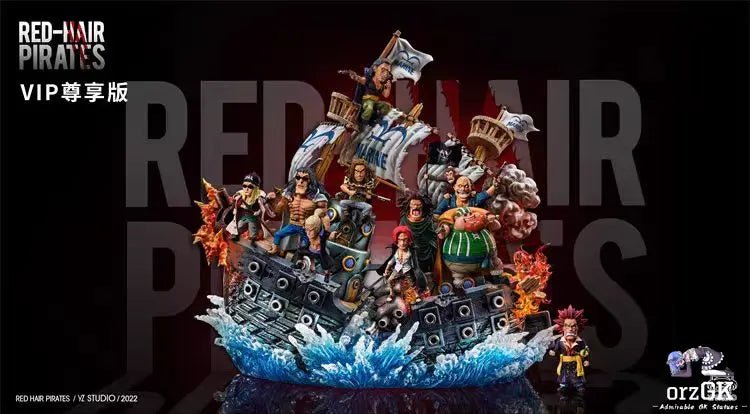 WCF Red Hair Pirates - One Piece - Yz Studio resin statue yz studio anime figure