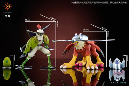Genesis Studio – Digimon Adventure Evolution Line #2 & #3 Shurimon & Halsemon