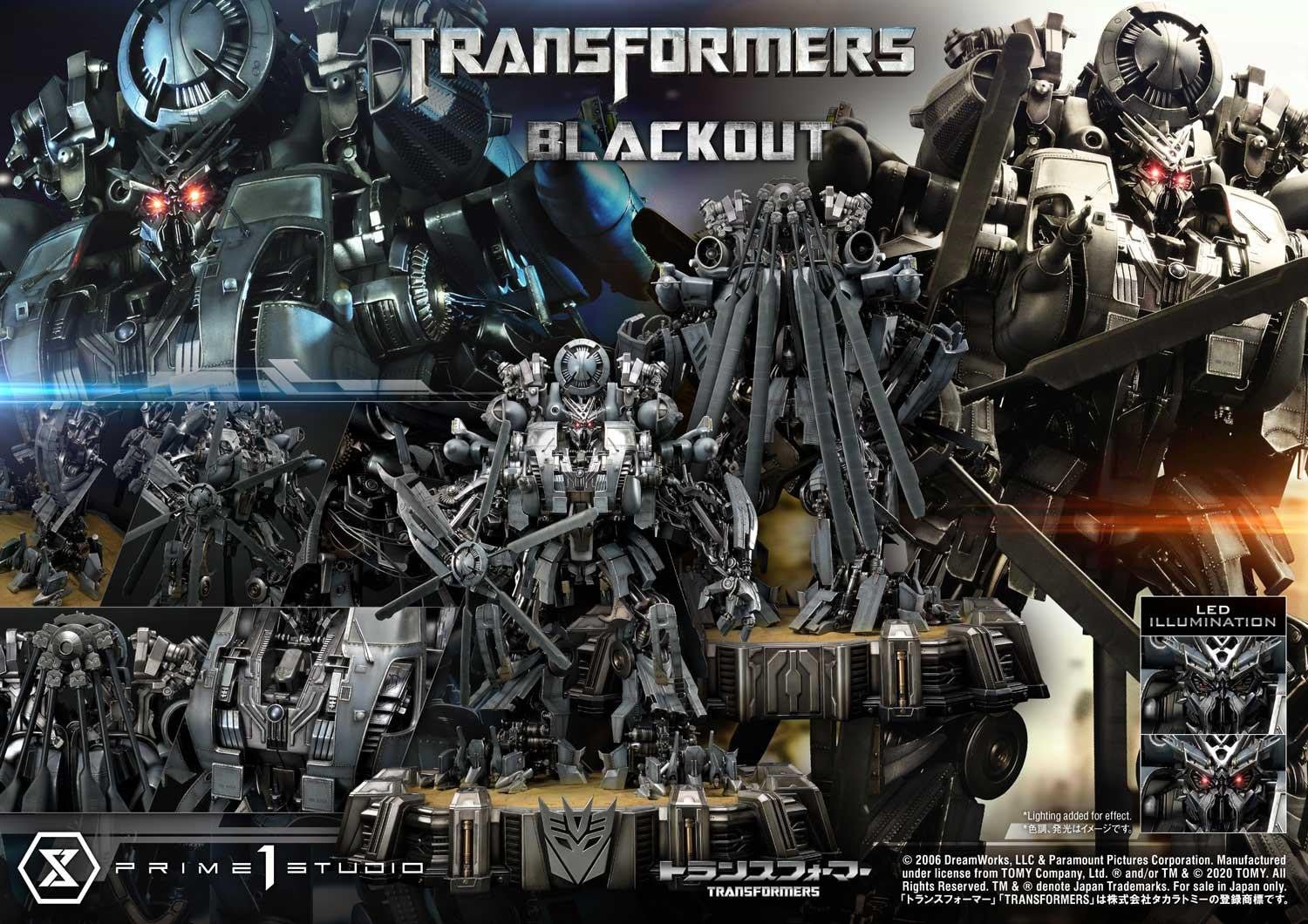 BLACKOUT (TRANSFORMERS) (Liên hệ ) resin statue prime 1 studio anime figure