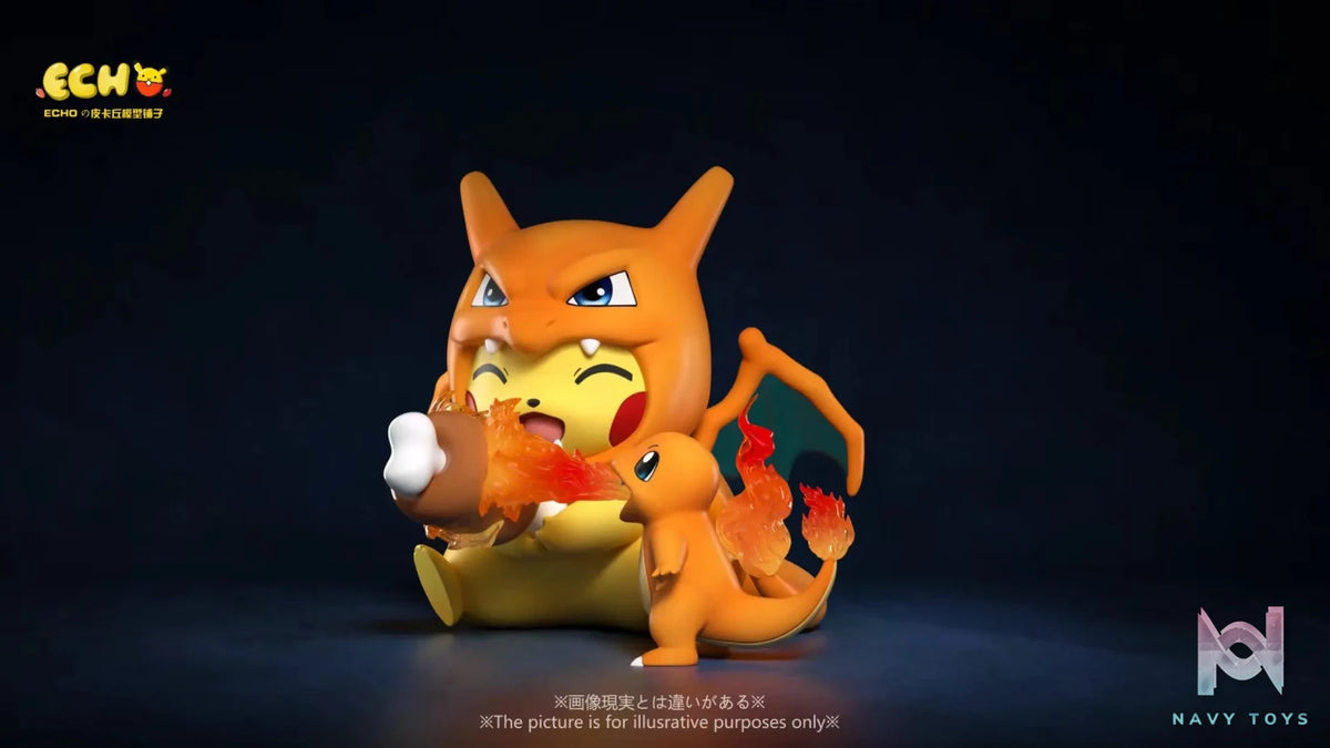 ECHO Studio – Pikachu COS Venusaur X Blastoise X Charizard Pokémon