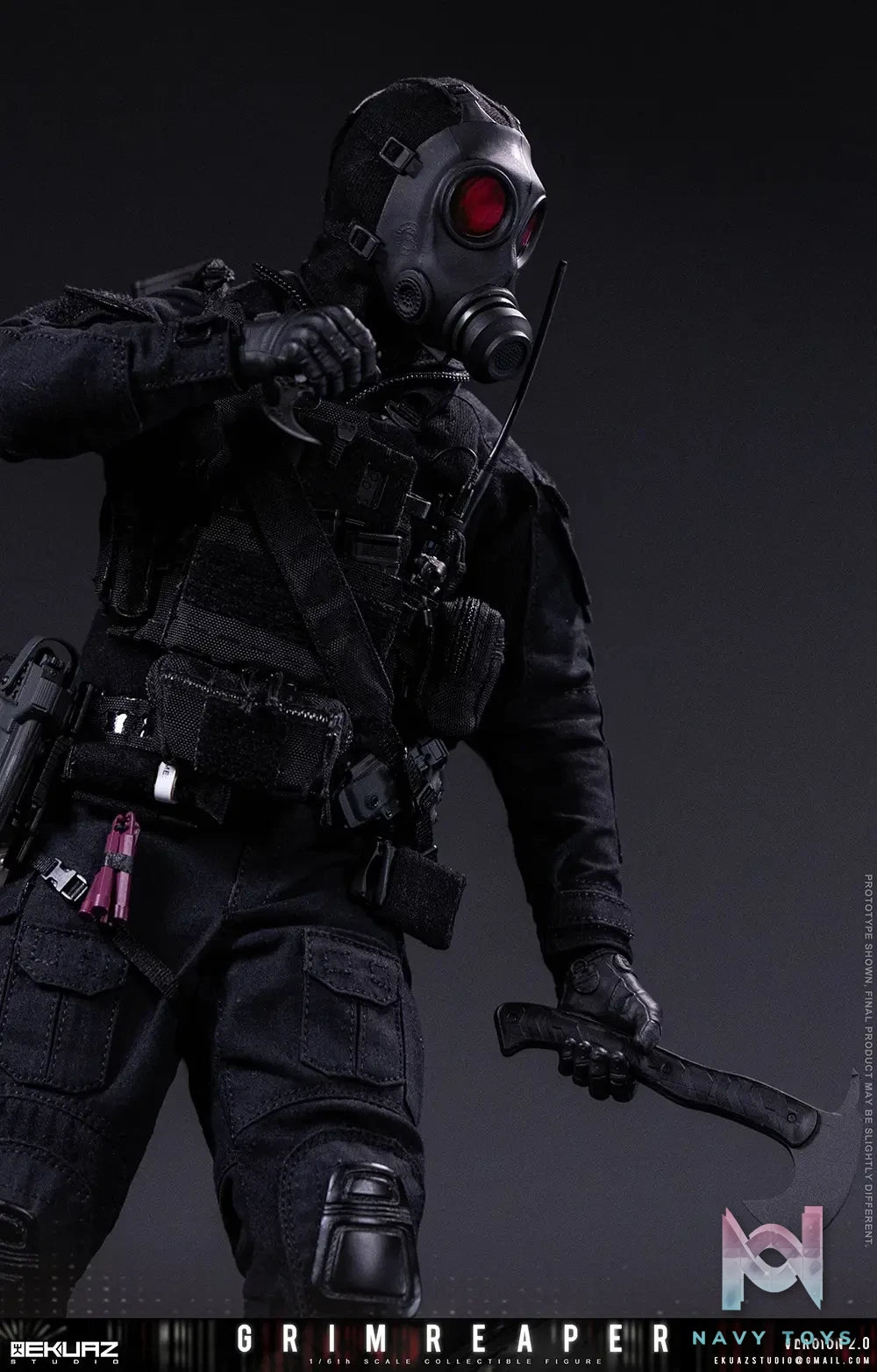 EKUAZ STUDIO – 1/6 GRIM REAPER 2.0 Elite guard EKS015 EKS015S (Licensed)