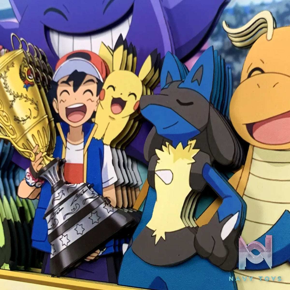 KALA HOME Studio – Congratulation Ash Ketchum! 3D Decorative Painting Pokémon