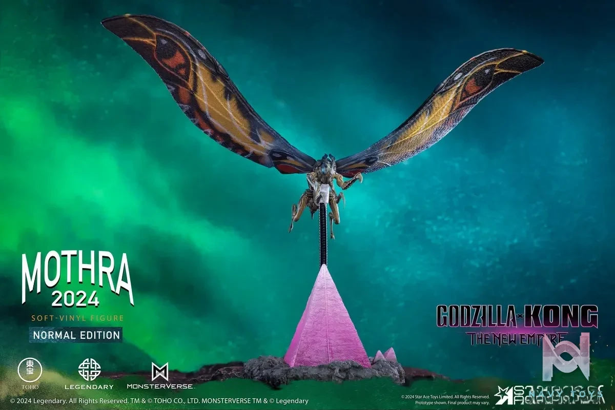 STAR ACE Toys Studio – Godzilla x Kong: The New Empire Mothra SA6058 Standard Version & SA6059 Deluxe Version (Licensed)