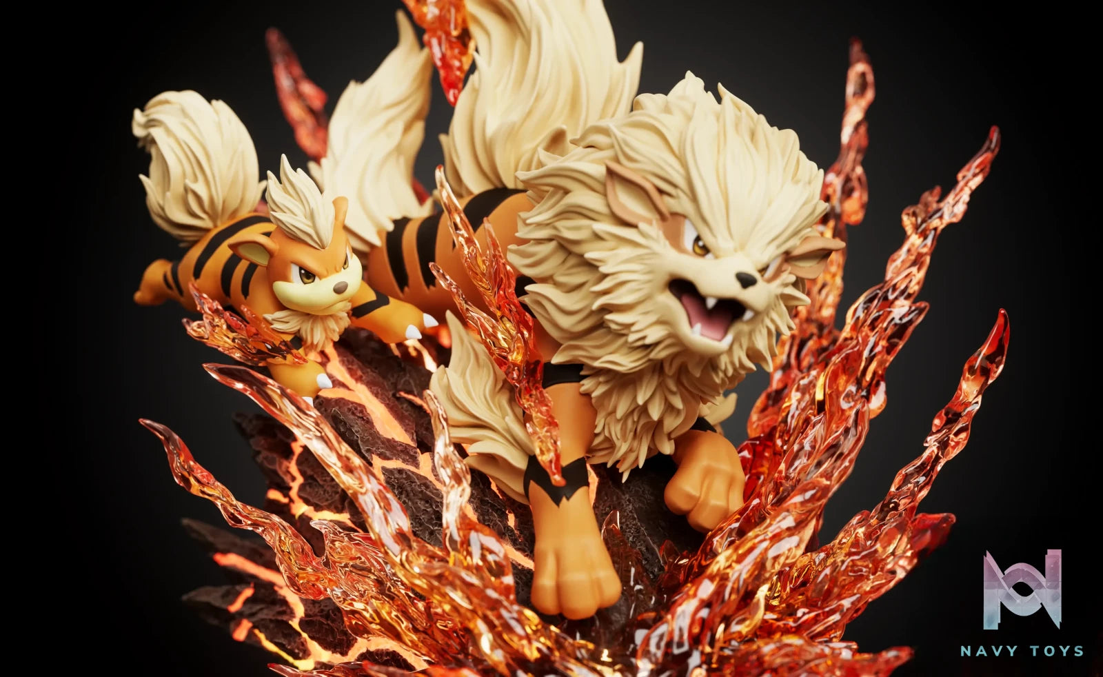 BLACK ROSE Studio – Pokemon Arcanine Evolution Set