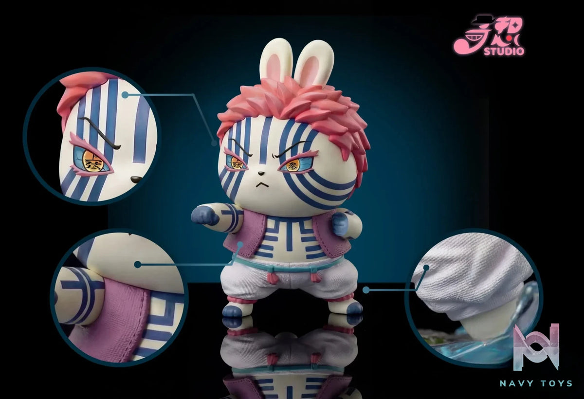 Qi Xiang Studio – Fanfic Chibi Series 01 Usagi Cosplay Demon Slayer Akaza Chiikawa