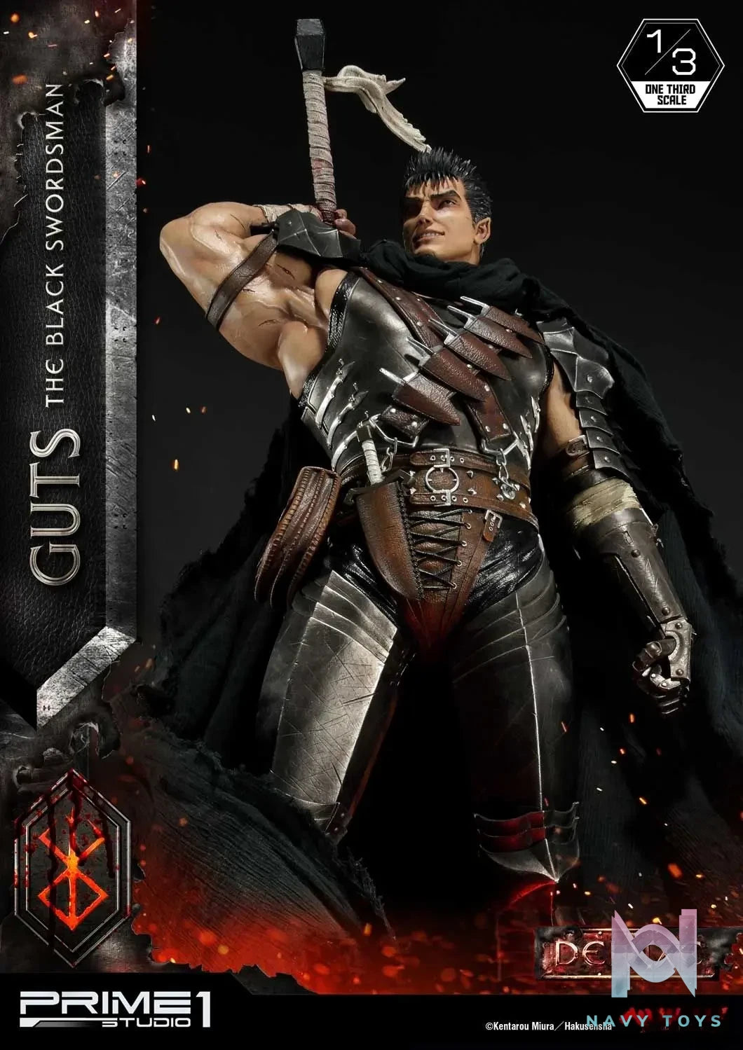 Prime 1 Studio – Museum Masterline Berserk Guts The Black Swordsman MMBR-01 MMBR-01DX (Licensed)