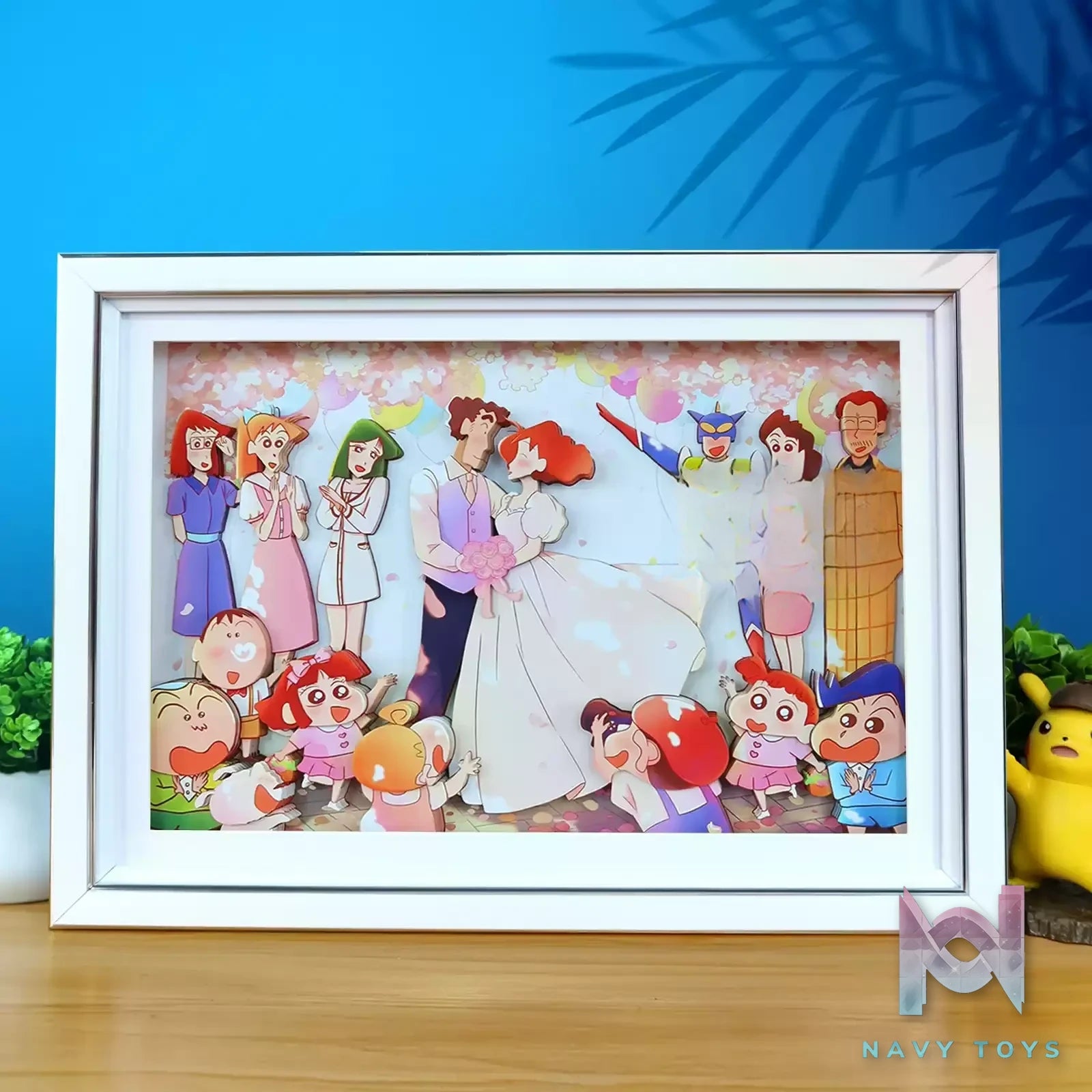 KALA HOME Studio – Crayon Shin-chan Multiple Characters #14 3D Decorative Painting Crayon Shin-chan