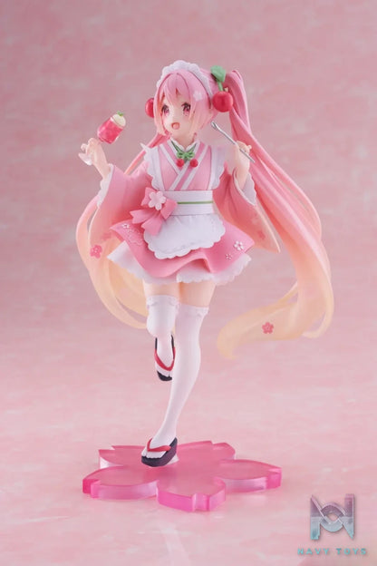 Taito – Piapro Characters – Hatsune Miku – Coreful Figure – Sakura, Wafuu Kissa ver. (Licensed)