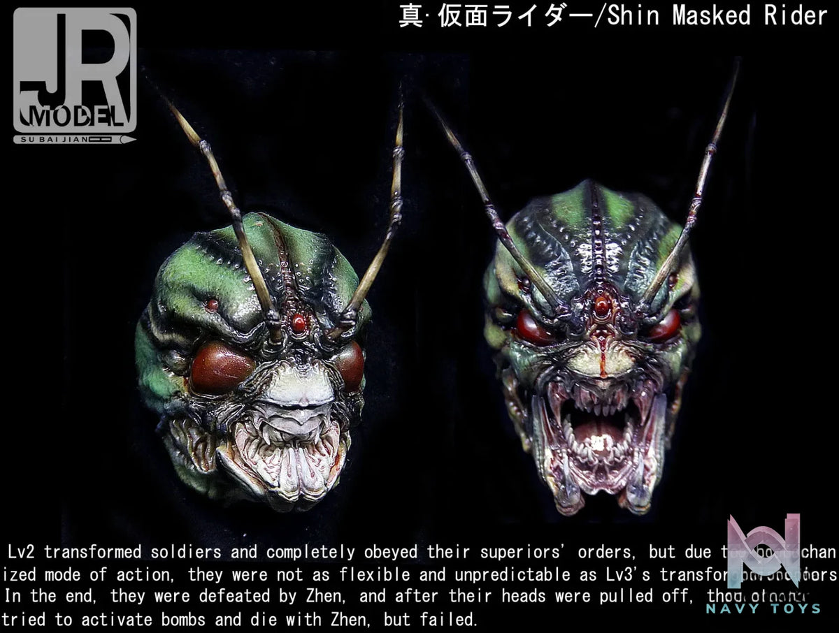 JRMODEL Studio – Kamen Rider Real Head Sculpture Fridge Magnet Series
