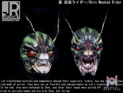 JRMODEL Studio – Kamen Rider Real Head Sculpture Fridge Magnet Series