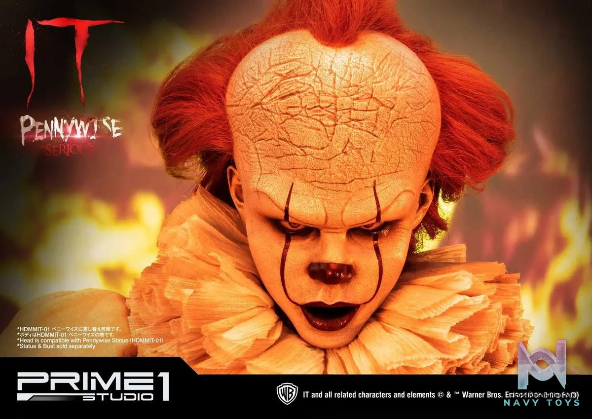 Prime 1 Studio – High Definition Bust IT (Film) Pennywise Head HDBIT-01 HDBIT-02 HDBIT-03 HDBIT-ALL (Licensed)