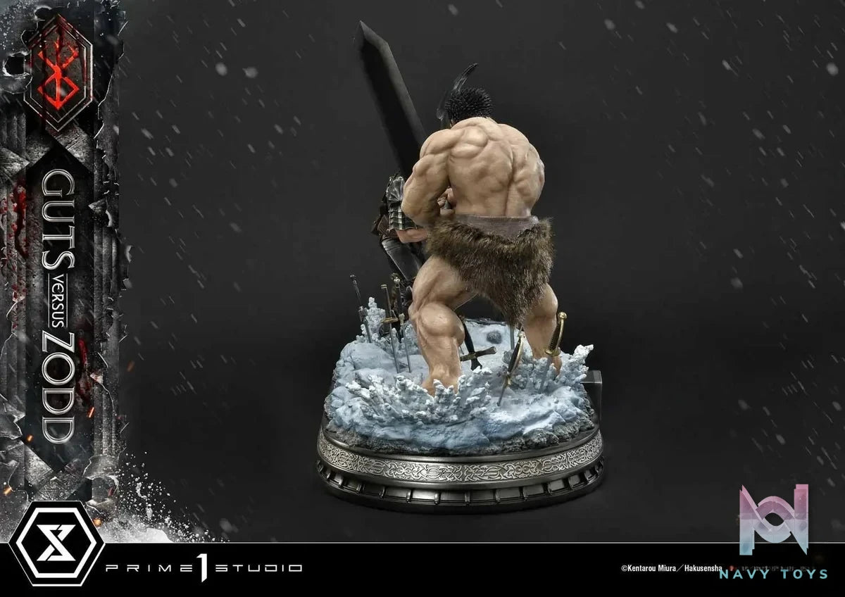 Guts versus Zodd UDMBR-01 UDMBR-01DX (Licensed) - Ultimate Diorama Masterline Berserk - Prime 1 Studio resin statue Navy Toys anime figure
