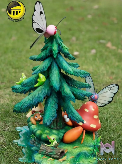 Moon Shadow Studio – Pokémon Natural Forest Series #1 Butterfree & Parasect Family