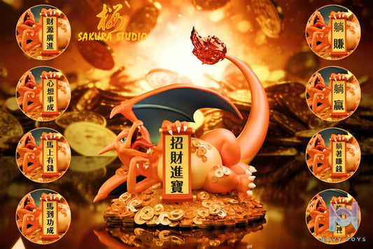 SAKURA Studio – Charizard Sleeping To Earn Money Pokémon