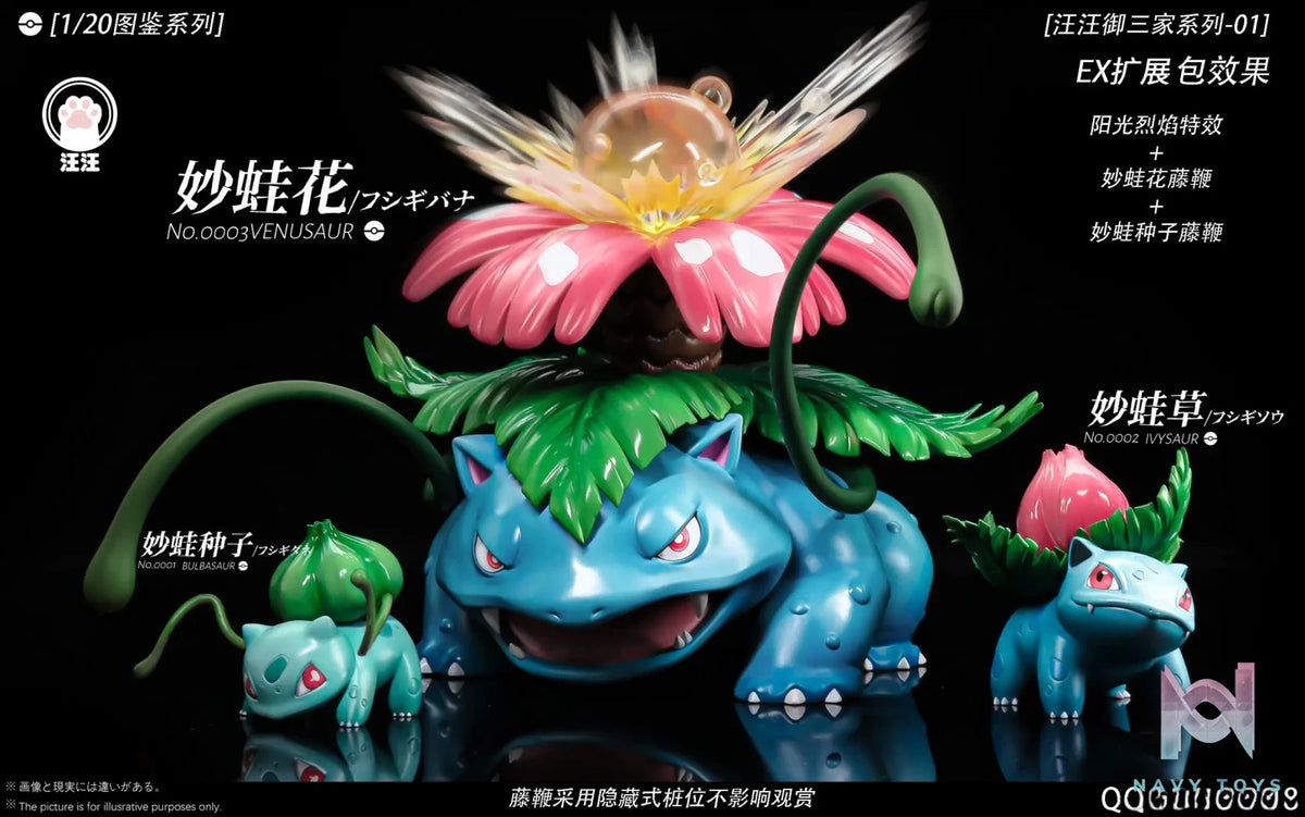 WangWang Studio – Pokémon Venusaur Evolution Set