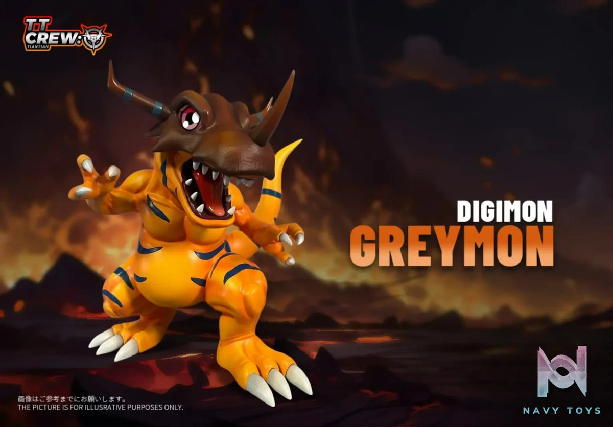 TT Studio – Digimon Greymon & Greymon (Blue)