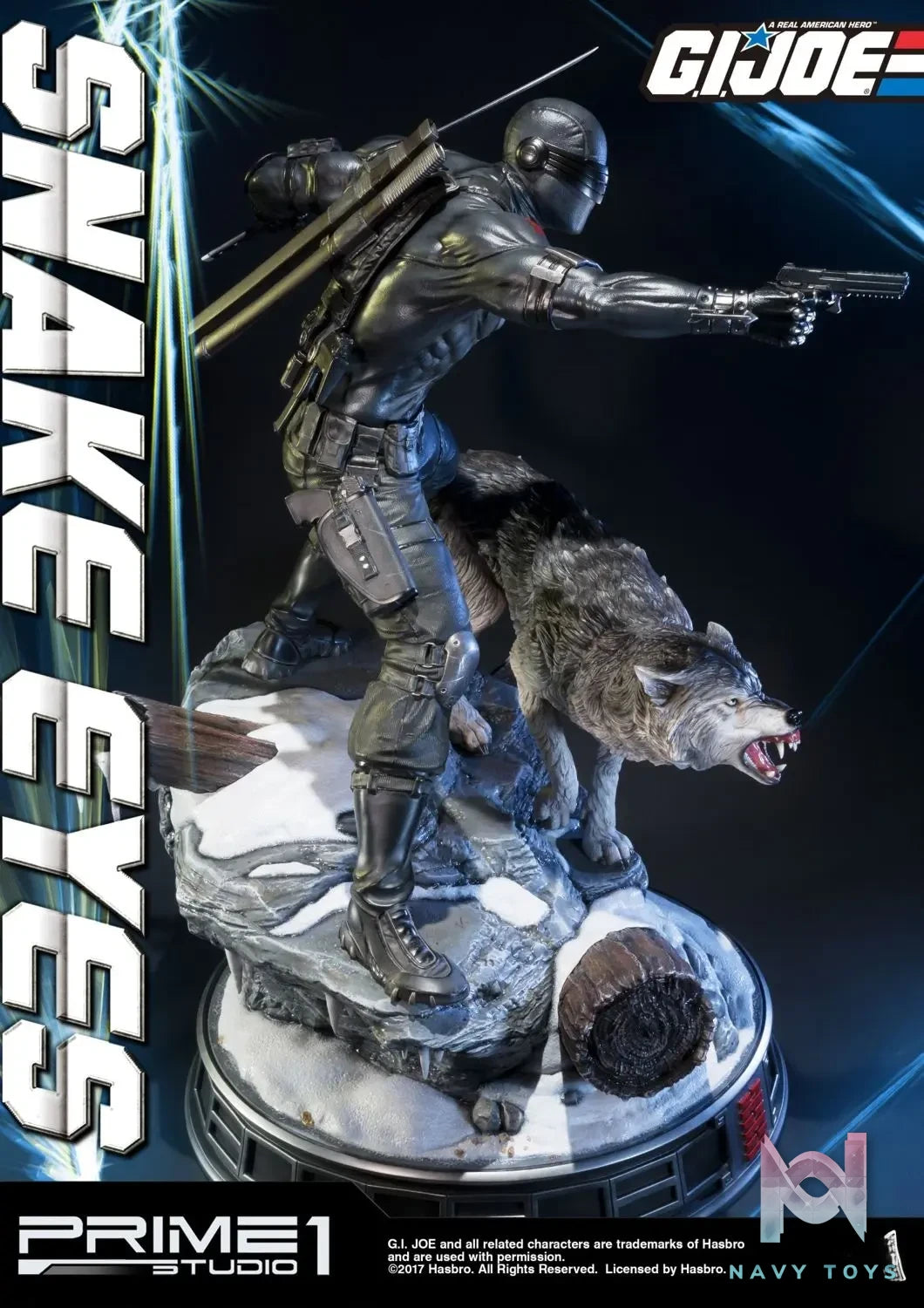 Prime 1 Studio – Premium Masterline G.I. Joe Snake Eyes PMGJ-01 PMGJ-01EX(Licensed)